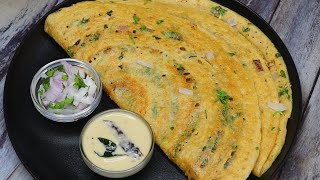 High Protein No Soda No ENO Traditional Breakfast Recipe  34 days Storable Batter Adai Dosa [upl. by Solitta]