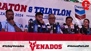 EnVivo Presentación del Gran Maratón y Triatlón Pacifico Mazatlán 2024 [upl. by Hansen100]