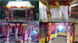 Top 10 Bedi designs  Sagar Tent House  Flower mandap designs  Video part  1  marriegebedi [upl. by Gnuhc]