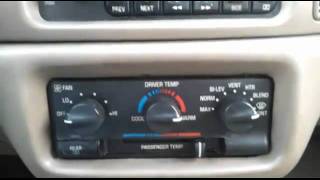 99 Buick Century Heater quotscreamingquot [upl. by Nehepts132]