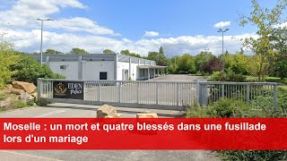 Moselle  un mort et quatre blessés dans une fusillade lors dun mariage [upl. by O'Dell]