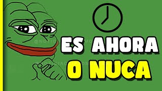 NOTICIAS DE PEPE 🔥SI BITCOIN LLEGA A 100K SEREMOS RICOS 🔥🐸  NOTICIA CRIPTOMONEDA HOY [upl. by Ahel]