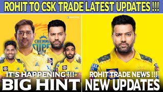 CSK To Trade Rohit Sharma Full Details  IPL 2024 Auction News [upl. by Gardell]