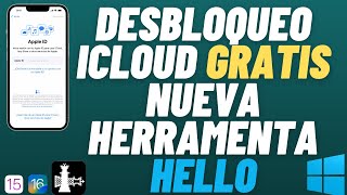 DESBLOQUEO DE ICLOUD NUEVA HERRAMIENTA GRATIS HELLO IOS 15167 [upl. by Nolrah]