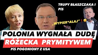 POLONIA WYKOPAŁA DUDĘ – PRZYWITALI PiS W USA❗️BŁASZCZAK ŁŻE O TRUPIE I PODŁA DEZINFORMACJA RÓŻECKIEJ [upl. by Eelsnia]