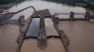 Winfield Locks and Dam  Winfield West Virginia  June 24 2016 [upl. by Akisej]