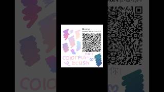 Ibis paint X brush Qr code D PT6  shorts short fyp foryou [upl. by Niwle]