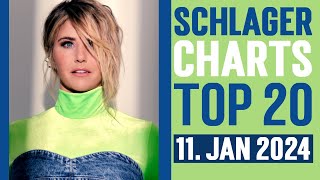 Schlager Charts Top 20  11 Januar 2024 Brandneue Ausgabe [upl. by Bernarr295]