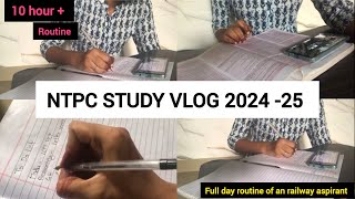 RRB NTPC 202425  STUDY VLOG MY STRATEGY  REVISION  rrb exam rrbntpc rrbntpc2024 ntpc [upl. by Edas]