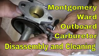 Disassembling and Cleaning the 1975 Sea King Chrysler Outboard Carburetor [upl. by Behm723]