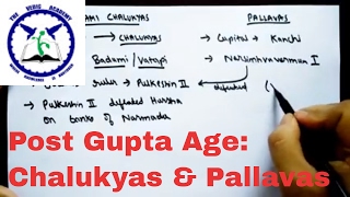 Chalukyas and Pallavas  SSC CGL  Post Gupta Period [upl. by Menken377]