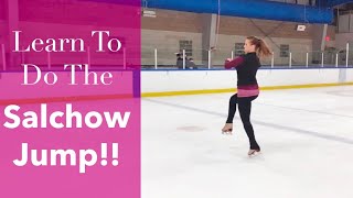 How To Do A Salchow Jump in Figure Skates [upl. by Samford706]