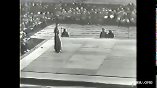 根岸流 NEGISHI RYU 1950  Nihon Kobudo Demonstration NHK [upl. by Yllom]