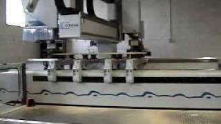 HOMAG BAZ CNC ROUTER 5AXIS WOODWOP OFFICE WOOD FURNITURE 03 [upl. by Sarina]