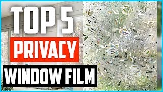 Top 5 Best Privacy Window Film in 2024 – Reviews [upl. by Ahtennek]