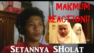 MAKMUM  Indonesian Short Horor Film REACTION Setannya sholat [upl. by Rehtse]