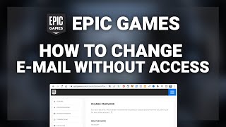 Epic Games – How to Change EMail Without Authentification  Complete 2024 Guide [upl. by Aivad66]