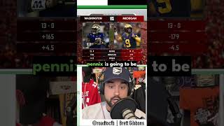 WASHINGTON vs MICHIGAN Prop Bets  CFP Prop Picks  National Championship collegefootballpicks [upl. by Yerd]