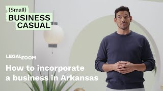 How to incorporate your business as a C corp in Arkansas [upl. by Adnohsor748]