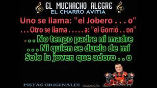 EL MUCHACHO ALEGRE EL CHARRO AVITIA KARAOKE DJ JSOE CHICAGO [upl. by Arv]