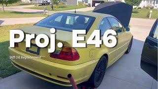 Changing Diff oil on my BMW E46 [upl. by Enreval]