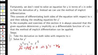 Diferenciación implícita [upl. by Niltiak]