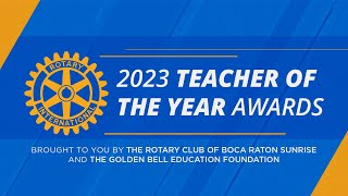 Rotary Club of Boca Raton Sunrise Del Prado Elementary 2023 [upl. by Meehan]