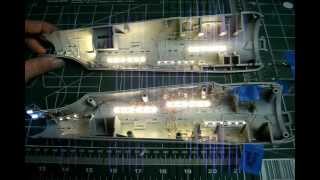 Polar Lights 1350 Scale TOS Enterprise Buildup  PT 3 More Hull lighting [upl. by Christin]