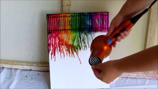 How to make Melted Crayon Art [upl. by Englebert856]