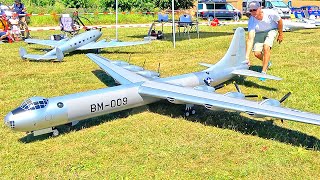 HOMEMADE CONVAIR B36 PEACEMAKER HUGE RC MODEL FLIGHT DEMONSTRATION [upl. by Platus]