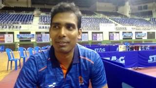 Interview with Sharath Kamal [upl. by Annohsak69]