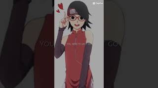 Sarada Uchiha and his Dad ✨ boruto animeedit [upl. by Westberg364]