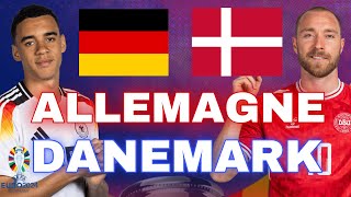 🔴🇩🇪🇩🇰ALLEMAGNE  DANEMARK  LE SECOND 18 EME DE FINALE   EURO 2024 LIVE TALK [upl. by Alston]