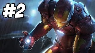 Iron Man Walkthrough  Fight Back  Part 2 Xbox360PS3PCWii [upl. by Akilegna]