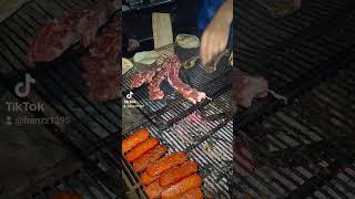 Carnita asada🥩🍗😋 carneasada asado amigos [upl. by Marilyn]