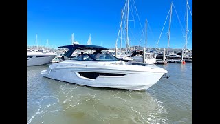 2023 cruisers Yachts 34 GLS walkthrough [upl. by Dlarej]