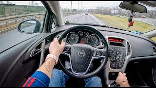 2011 Opel Astra J Sports Tourer 14 Turbo 120HP 0100 POV Test Drive 1603 Joe Black [upl. by Ainival]