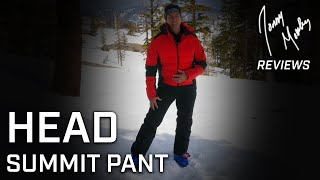 Jonny Moseley Reviews 2425 Head Sportswear Summit Insulated Ski Pant [upl. by Yesdnil]