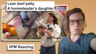 Live Reacting to Lean Beef Patty doing homesteading work V [upl. by Em]