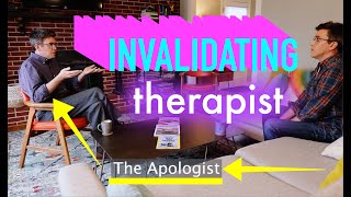 Invalidating Therapist  Role Play  Childhood Trauma [upl. by Vareck]