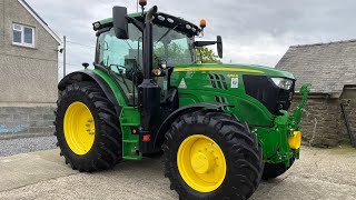 JOHN DEERE 6155R TRACTOR 50K COMMAND PRO [upl. by Suixela]