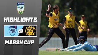 NSW v Western Australia  Marsh Cup Final 202324 [upl. by Conley]