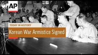 Korean War Armistice Signed  1953  Today In History  27 July 17 [upl. by Rayshell567]