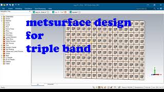 polarization conversion electromagnetic waves terahertz frequency based on metasurface cst studio [upl. by Croydon]