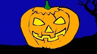 Halloween Night Childrens Halloween Song  Little Blue Globe Band [upl. by Alaaj]