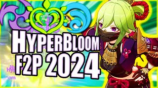 The BEST F2P Hyperbloom Genshin Impact Team for 2024 Edition [upl. by Rehpotsrhc]