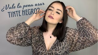 MI EXPERIENCIA CON TINTE NEGRO  ¿COMO SE QUITA EL TINTE NEGRO [upl. by Asecnarf]