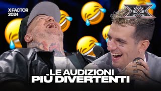 È lora delle AUDIZIONI più DIVERTENTI di X FACTOR 2024 Compilation [upl. by Vassell]