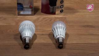 Philips myAmbiance 9W LED vs Osram Parathom 8W LED Test Vergleich Helligkeit [upl. by Jelena]