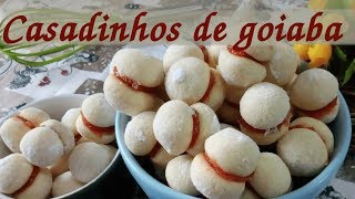 Casadinhos de goiaba  Receita deliciosa [upl. by Ydoj]